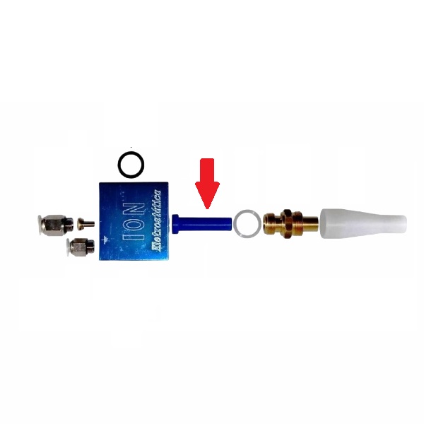 Equipamentos para pintura eletrostática a pó – Ejetor de sucção da câmara quadrada