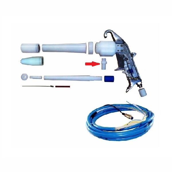 Equipamentos para pintura eletrostática a pó – Niple da Mangueira (Niple de entrada do pó PTM1, PTM2, PTA1)