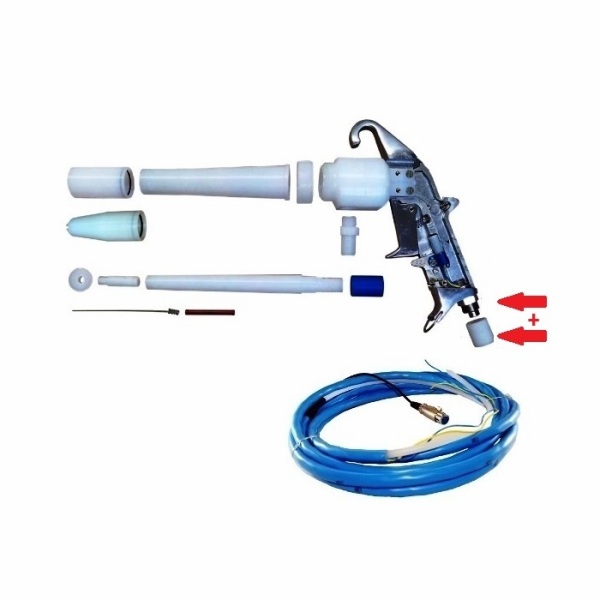 Equipamentos para pintura eletrostática a pó – Prensa Cabo de Alta Tensão (Completo Niple+Porca)