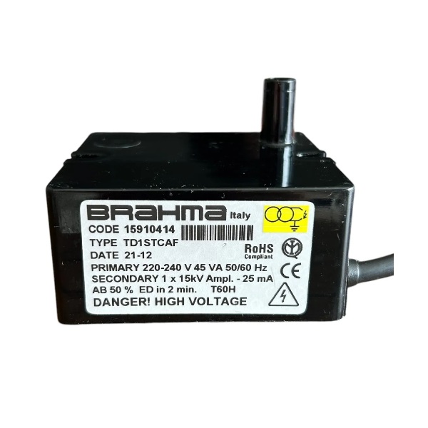 Queimadores industriais – Transformador de ignição Brahma TD1STCAF