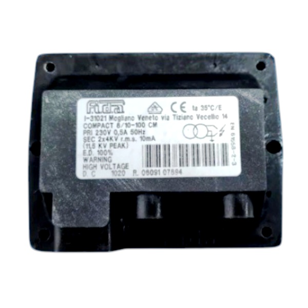 Queimadores industriais – Transformador de ignição FIDA  8/10 CM