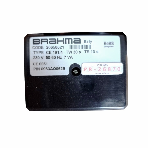 Queimadores industriais – Programador de chamas Brahma CE 191.4 tw30 ts10