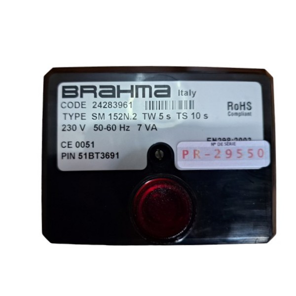 Queimadores industriais – Programador de chamas Brahma SM 152N.2 tw5 ts10