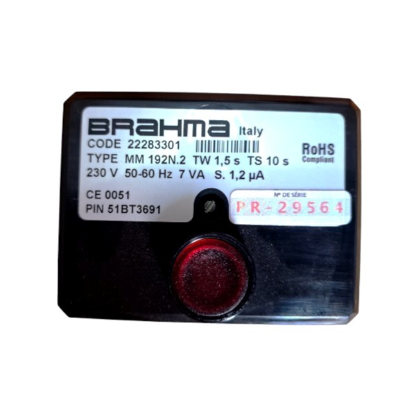Queimadores industriais – Programador de chamas Brahma SM 192N.2 tw1,5 ts10