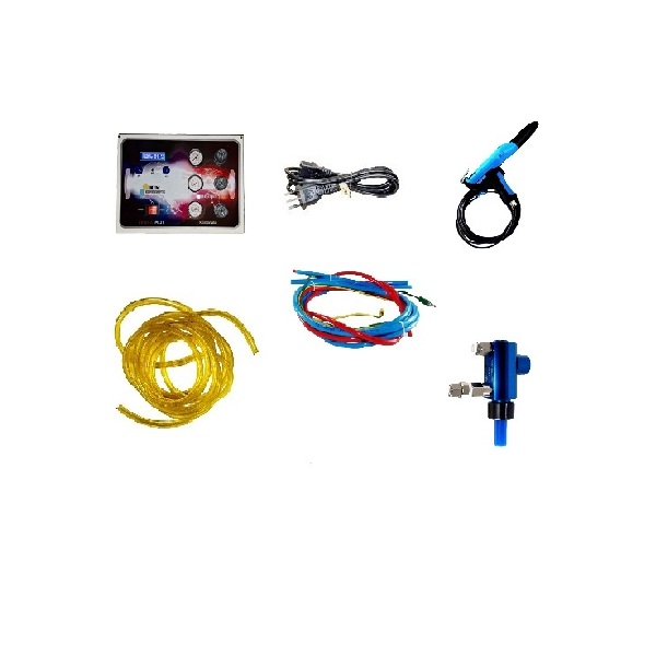 Equipamentos para pintura eletrostática a pó – Equipamento Prisma Plus Fonte + Pistola + Câmara + Chicote + Mangueira