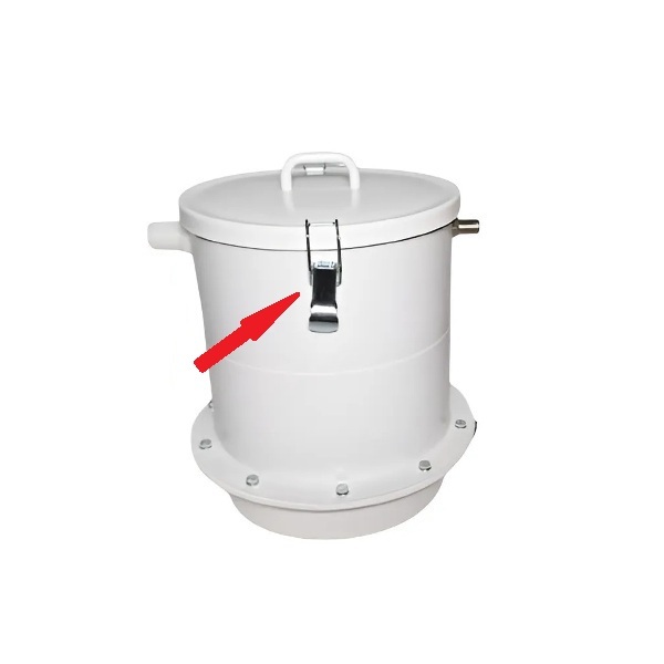 Equipamentos para pintura eletrostática a pó – Fecho da Tampa do Tanque de Pó