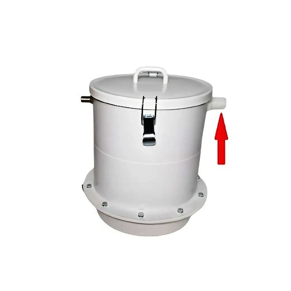 Equipamentos para pintura eletrostática a pó – Niple do tanque (Plástico Porca + Espigão)