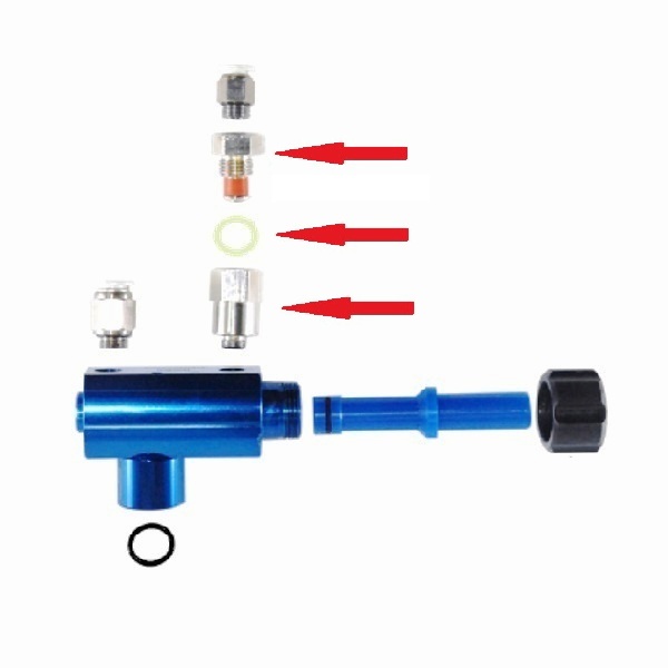 Equipamentos para pintura eletrostática a pó – Válvula de retenção completa