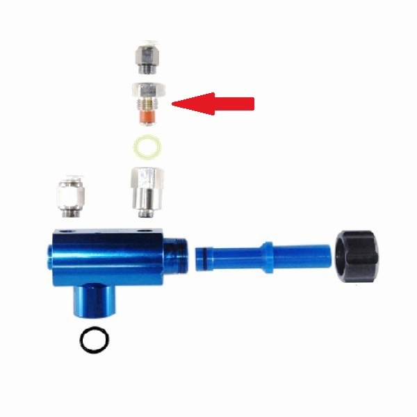 Equipamentos para pintura eletrostática a pó – Válvula de retenção