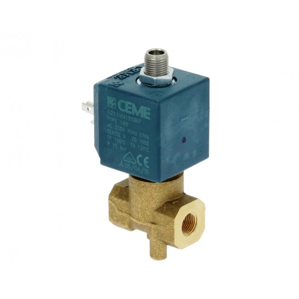 Queimadores industriais – Válvula solen. CEME 6211 NC 230V-50HZ D1/8”